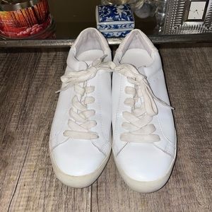 Banana Republic white leather sneakers